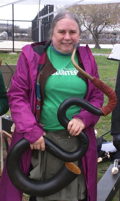 [Laura with serpent]